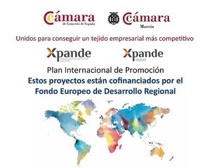 Cámara de Comercio de España and Xpande: international promotion plan co-financed by the European Regional Development Fund