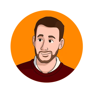 Portrait illustration of Alex San Agustín